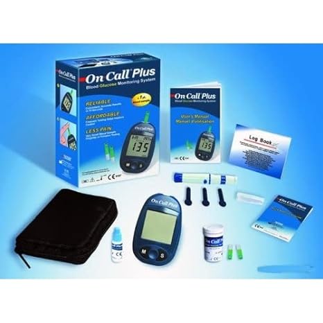 On Call Plus Glucometer with 10 FREE strips from ACON USA