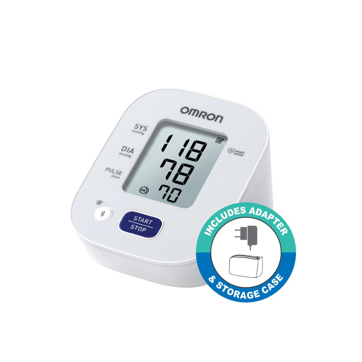 Omron Automatic Blood Pressure Monitor HEM-7143T with free Adapter