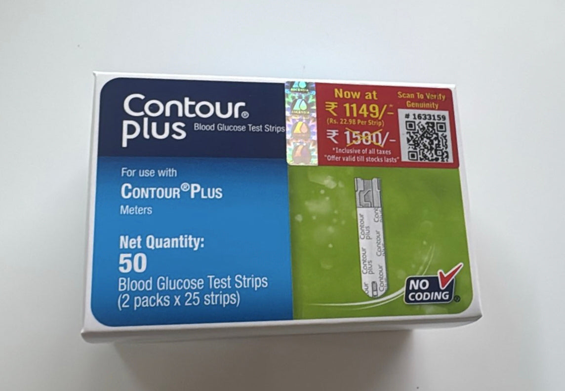 Contour Plus 50 strips pack