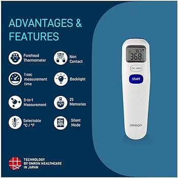 Omron Forehead Thermometer MC-720