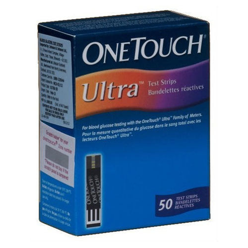 One Touch Ultra 50 strips pack
