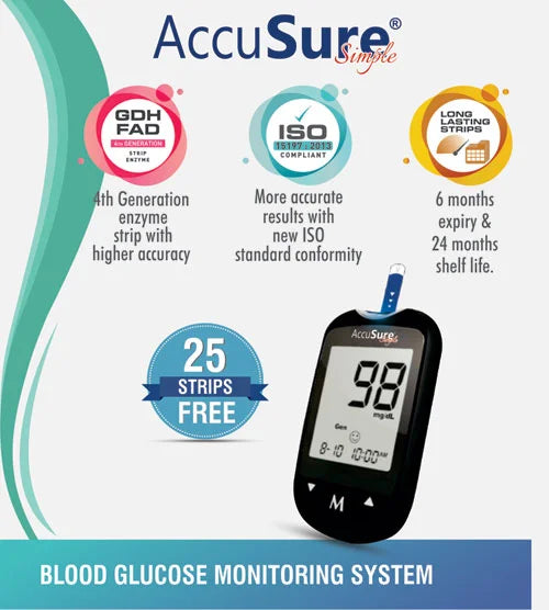 AccuSure Simple Blood Glucose Monitor